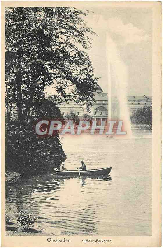 CPA Wiesbaden Kurhaus Parkselle 