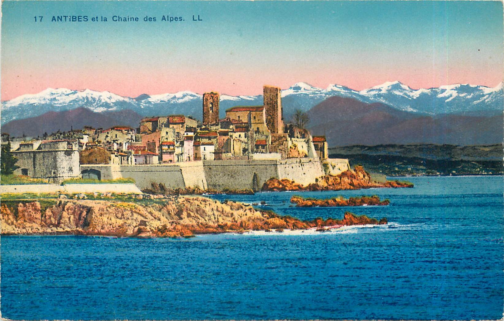 CPA Antibes et la Chaine des Alpes 
