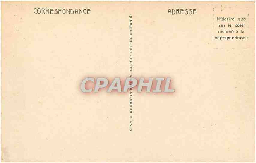 CPA Antibes et la Chaine des Alpes  — Rückseite