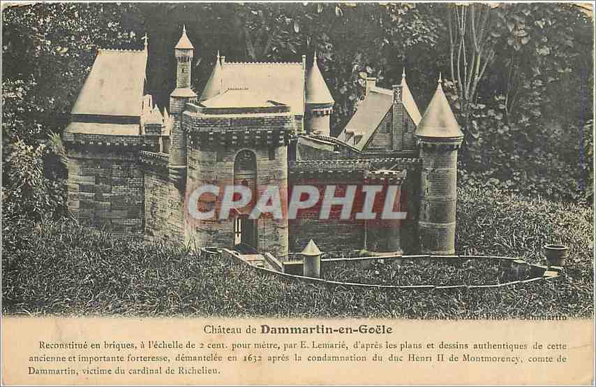 CPA Chateau de Dammartin en Goele 
