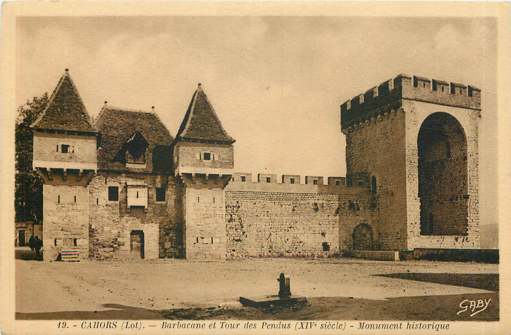 CPA Cahors Lot Barbacane et Tour des Pendus 