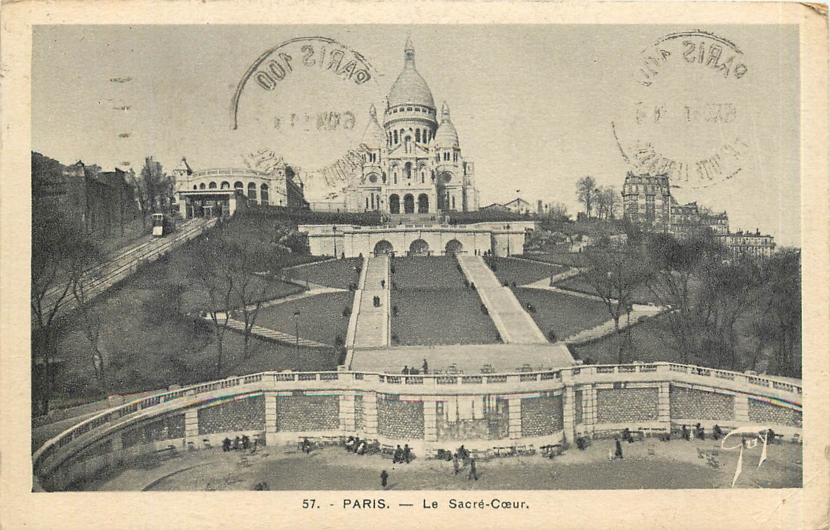 CPA Paris Le Sacre Coeur 