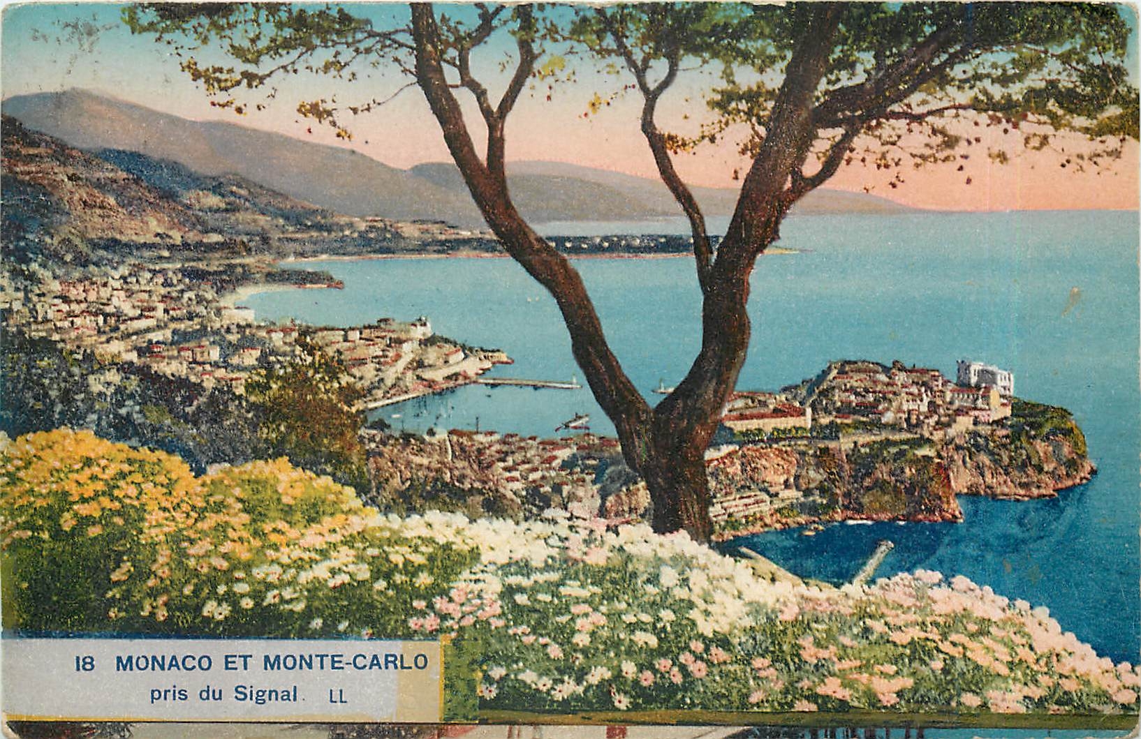CPA Monaco et Monte Carlo pris du Signal 