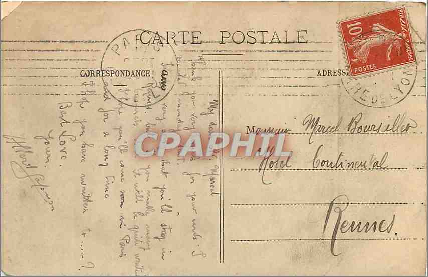CPA Foret de Senart La Pyramide et la Route de Paris  — Back