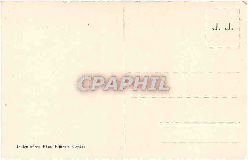 CPA Ouchy Hotel Beau Rivage  — Back