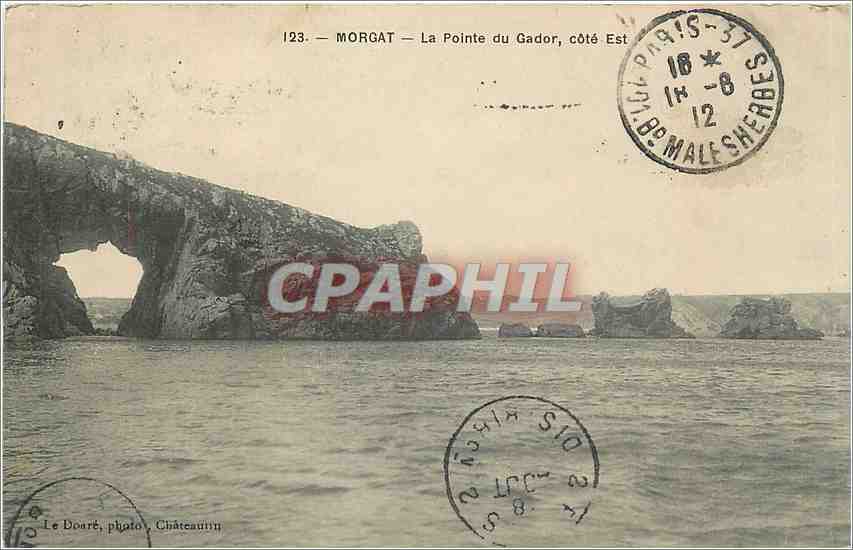 CPA Morgat La Pointe du Gador cote Est 