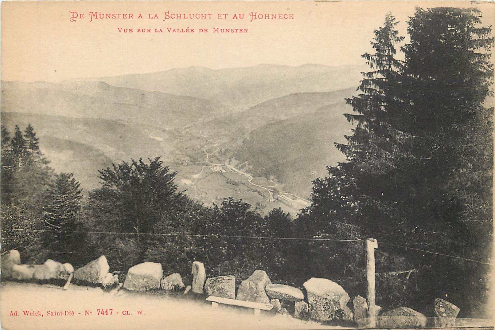 CPA De Munster a la Schlucht et au Hohneck 