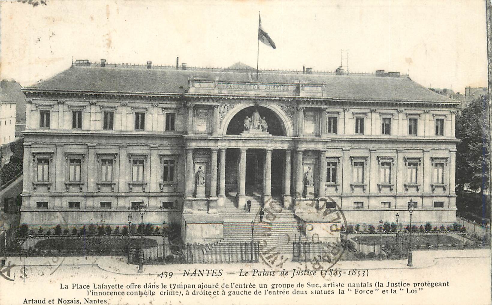 CPA Nantes Le Palais de Justice 