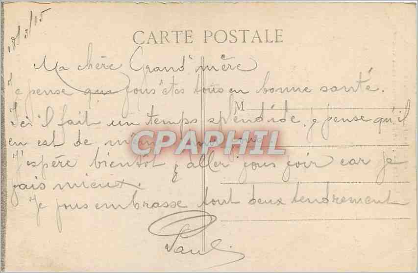 CPA Pontarlier Fort du Larmont et la Cluse  — Rückseite
