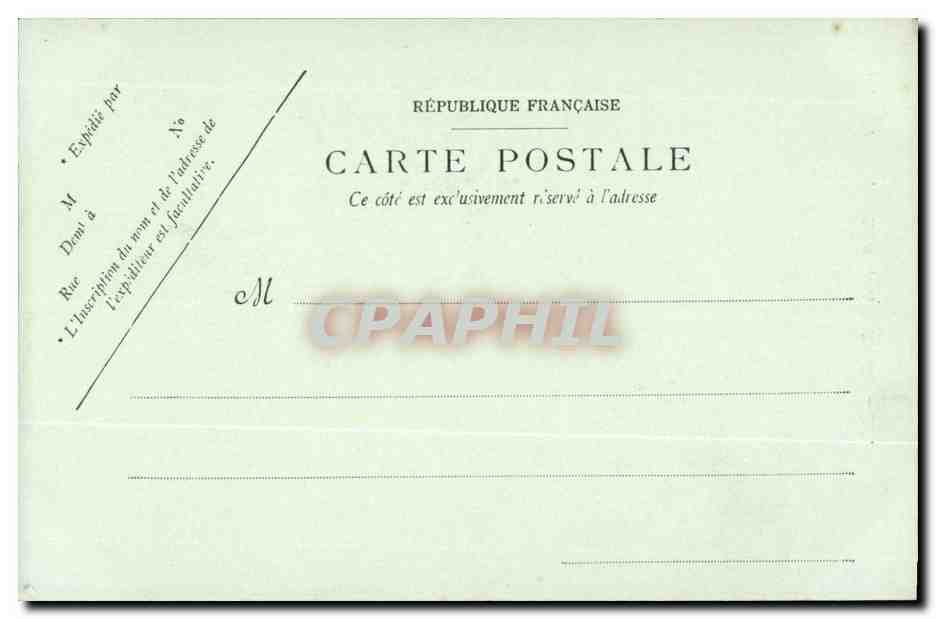 Paris CPA La place de la Bastille — Rückseite