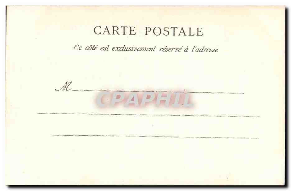 Trouville CPA Eglise Notre DAme de Bon SEcours — Verso