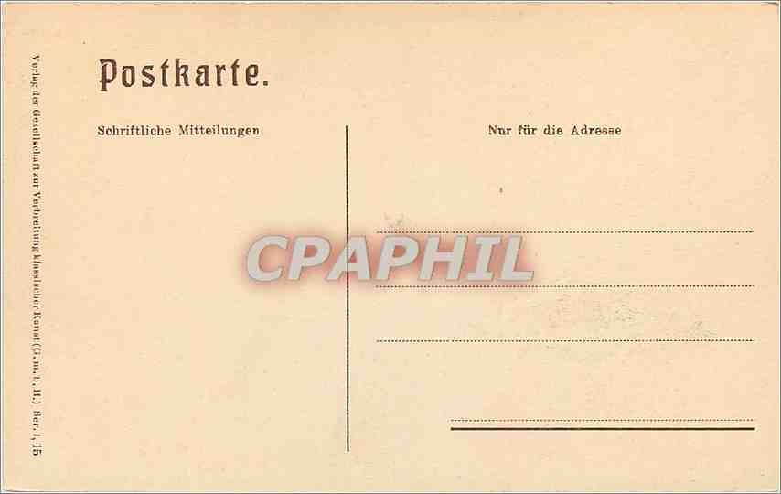 CPA Bacharach  — Rückseite