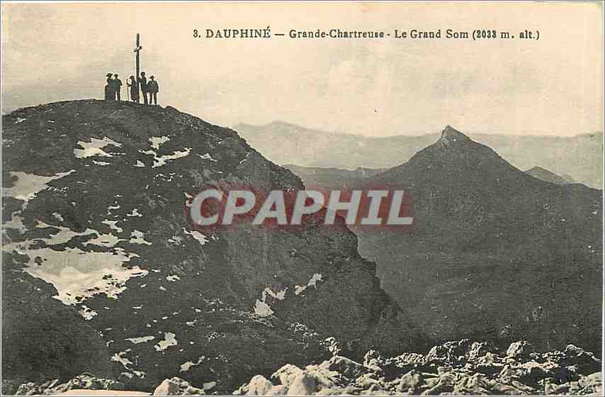 CPA Dauphine Grande Chartreuse Le Grand Som 