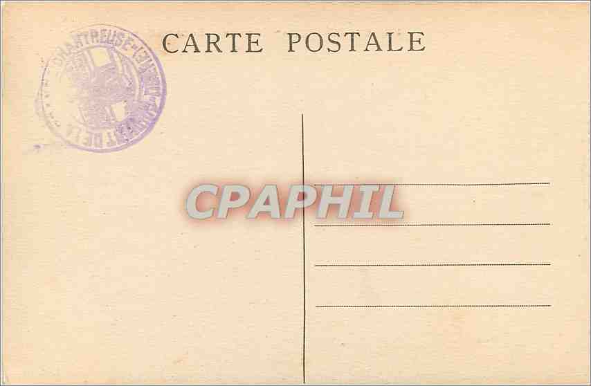 CPA Dauphine Grande Chartreuse Le Grand Som  — Rückseite