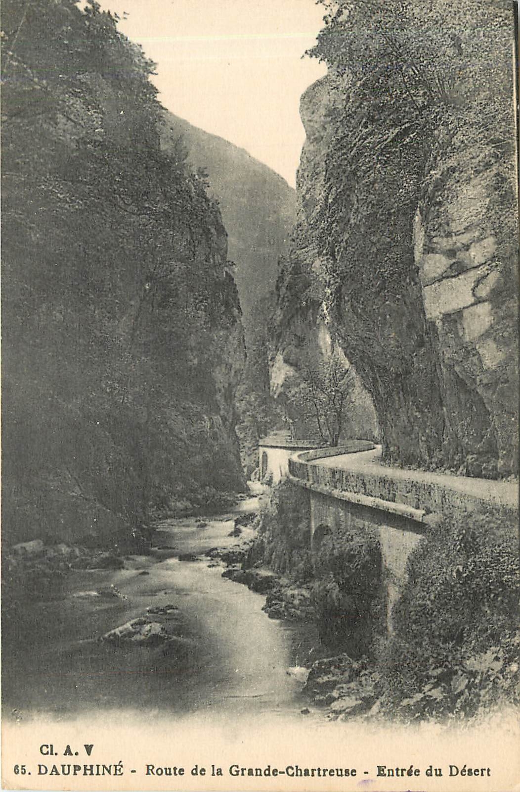 Route de la Grande-Chartreuse - Entrée du Désert — Dauphiné, CI.A.V n°65