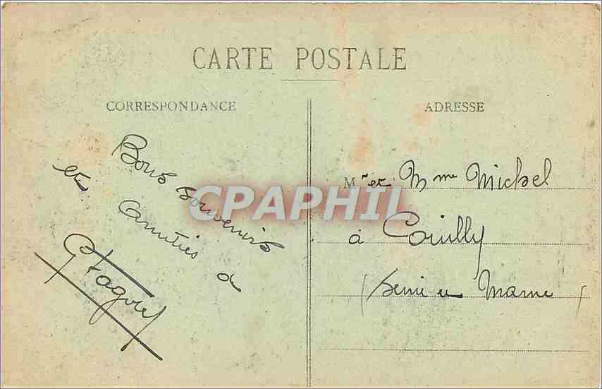 Mont-Saint-Michel — Vue générale, côté Nord-Est — Édition spéciale à l'Abbaye — Verso