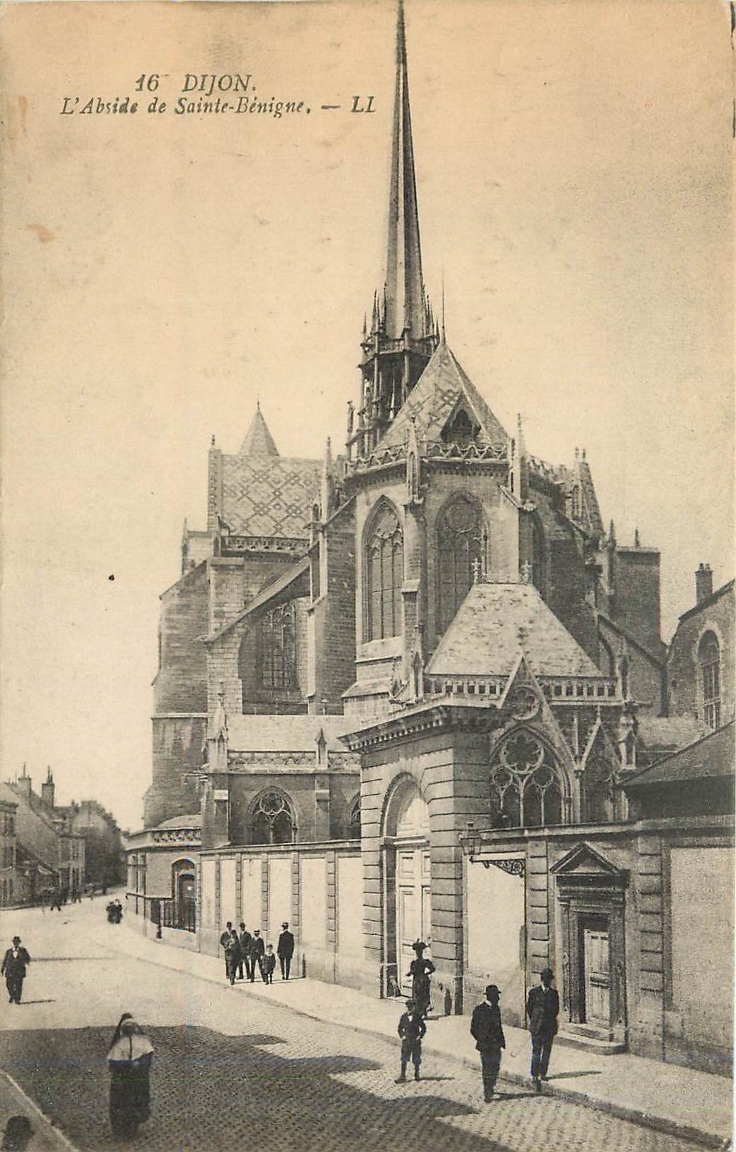 CPA Dijon L'Abside de Sainte Benigne 