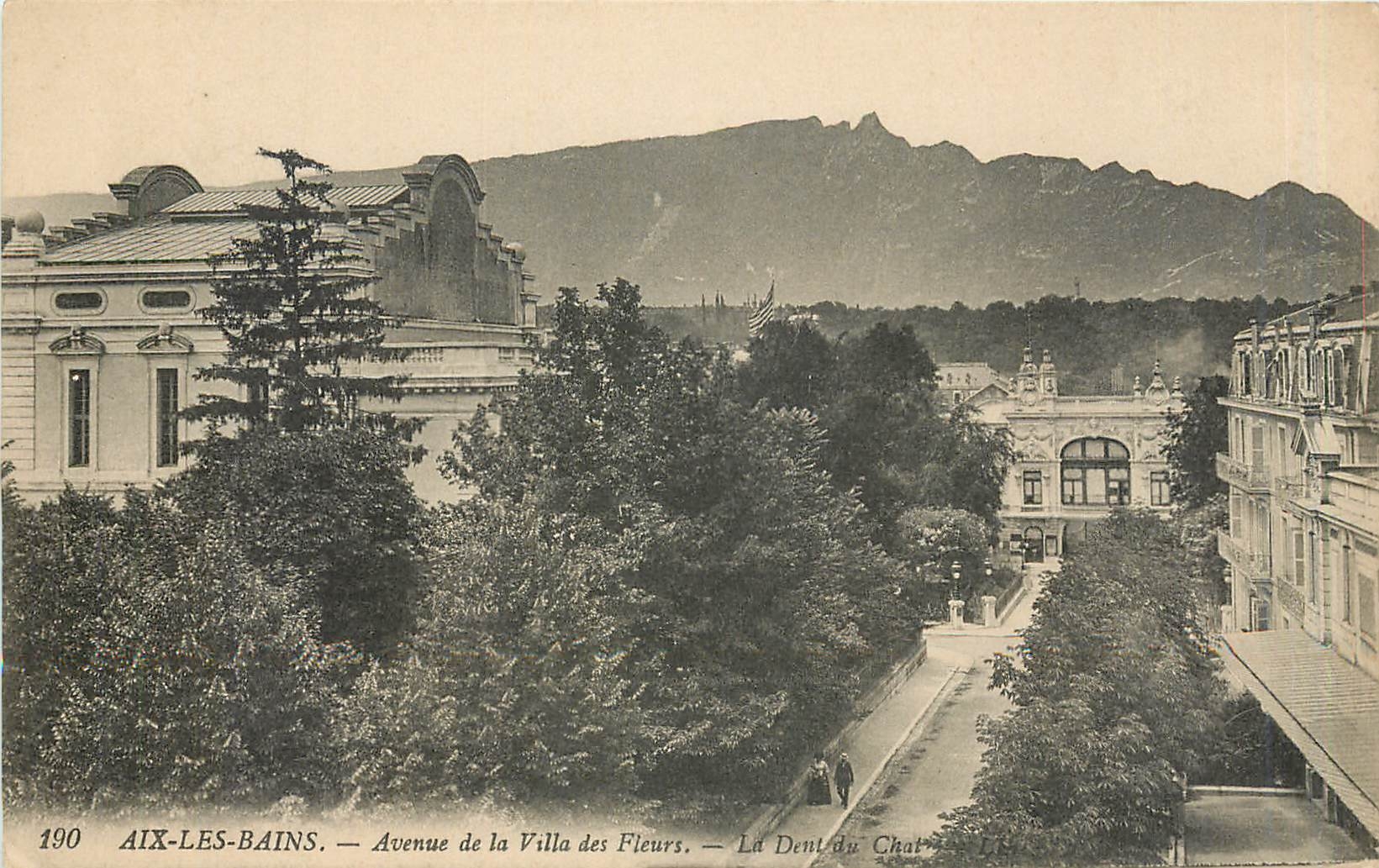 CPA Aix les Bains Avenue de la Villa des Fleurs 