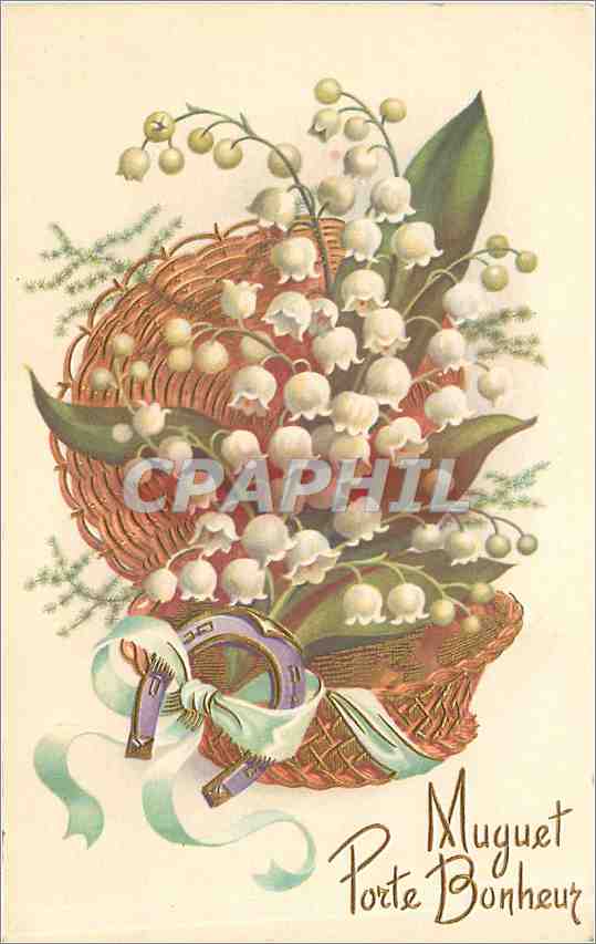 CPA Muguet Porte Bonheur 