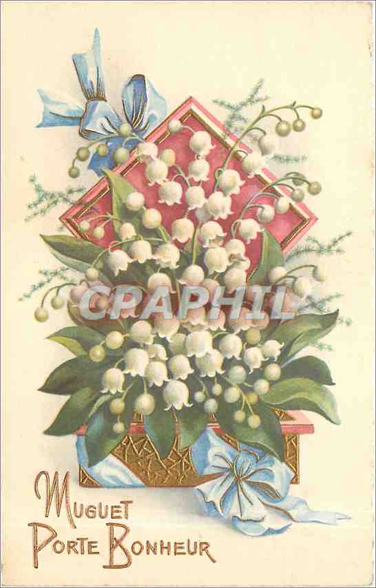 CPA Muguet Porte Bonheur 