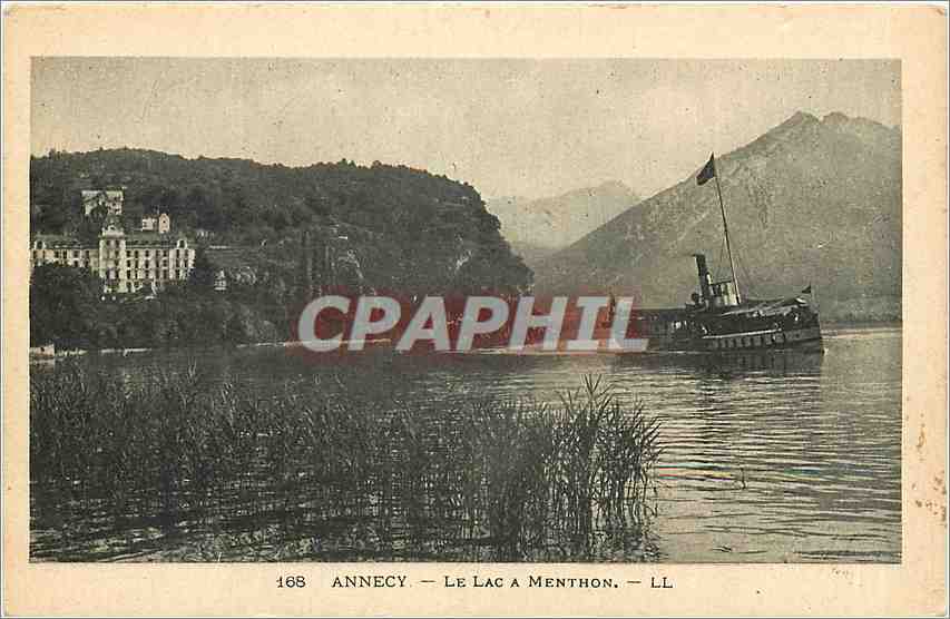 Annecy — Le Lac à Menthon — LL - Recto