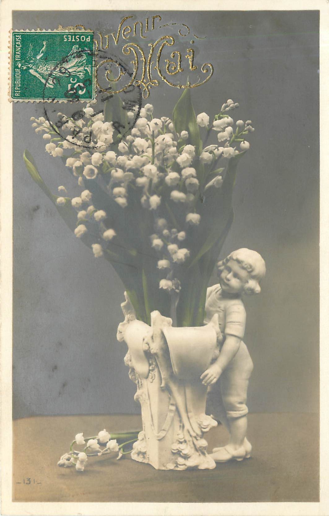 CPA Souvenir Mai Fleurs