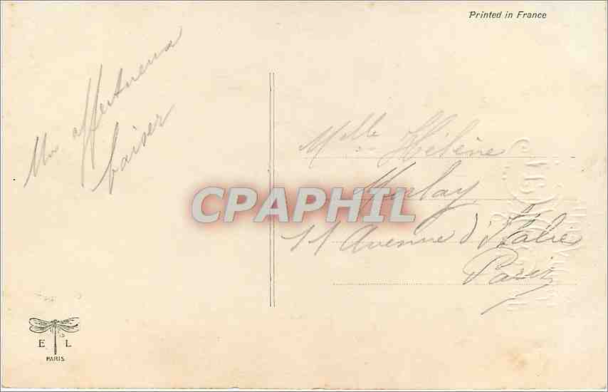 CPA Souvenir Mai Fleurs — Verso