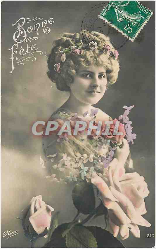 CPA Bonne Fete Femme