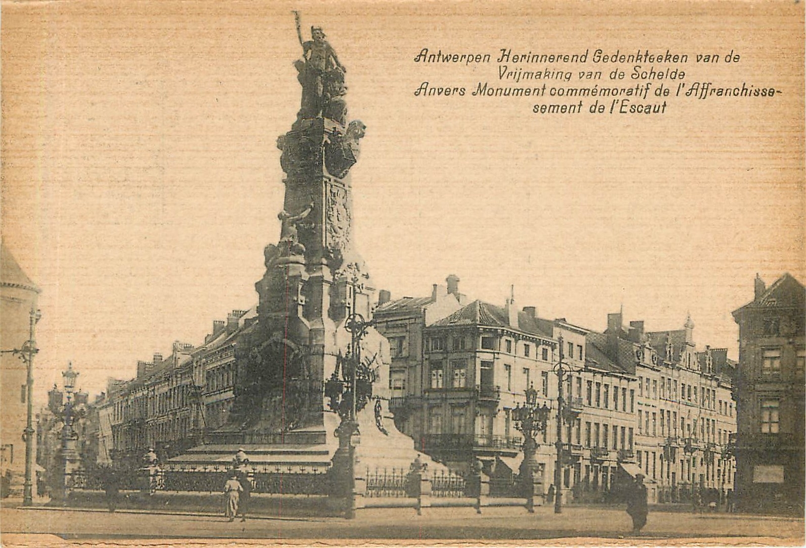 CPA Anvers Monument commemoretif de l'Affranchissesement de l'Escaut 