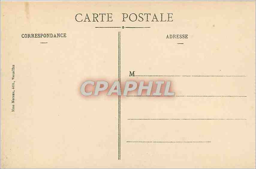 CPA Parc de Versailles Bosquet des Bains d'Apollon  — Verso