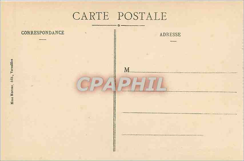 Versailles - Palais du Grand Trianon - Chambre de Napoléon Ier — Verso