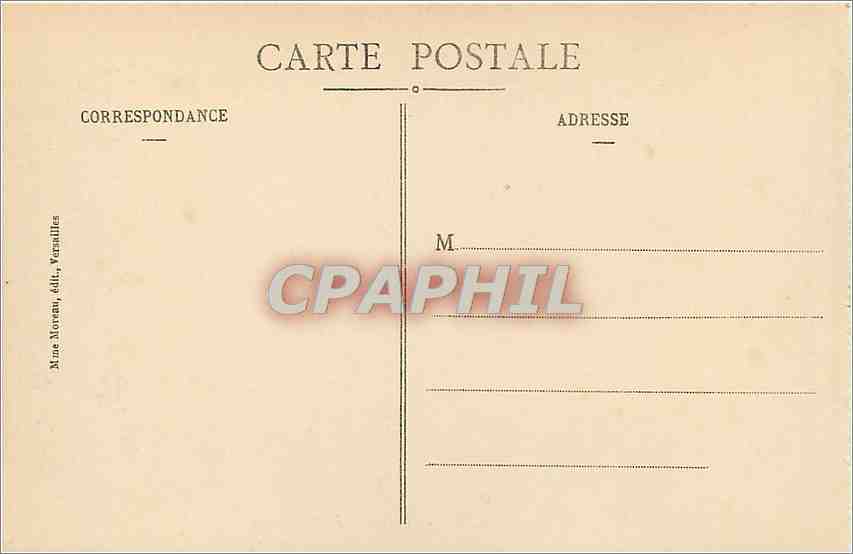CPA Versailles Palais du Petit Trianon  — Rückseite