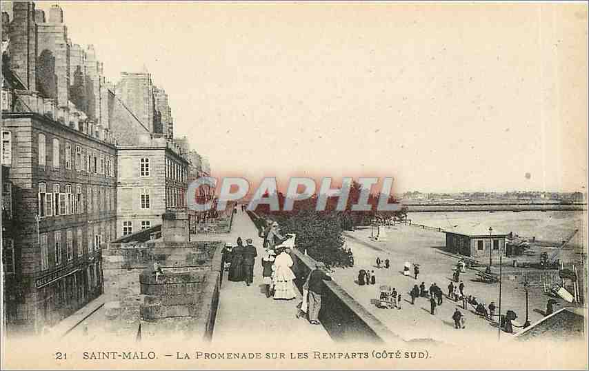Saint-Malo — La Promenade sur les Remparts (Côté Sud)