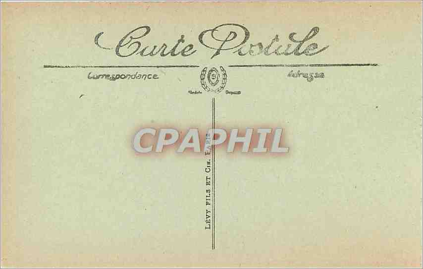 Saint-Malo — L'Eventail — Éditeur : Levy fils et Cie, Fargeas — Rückseite