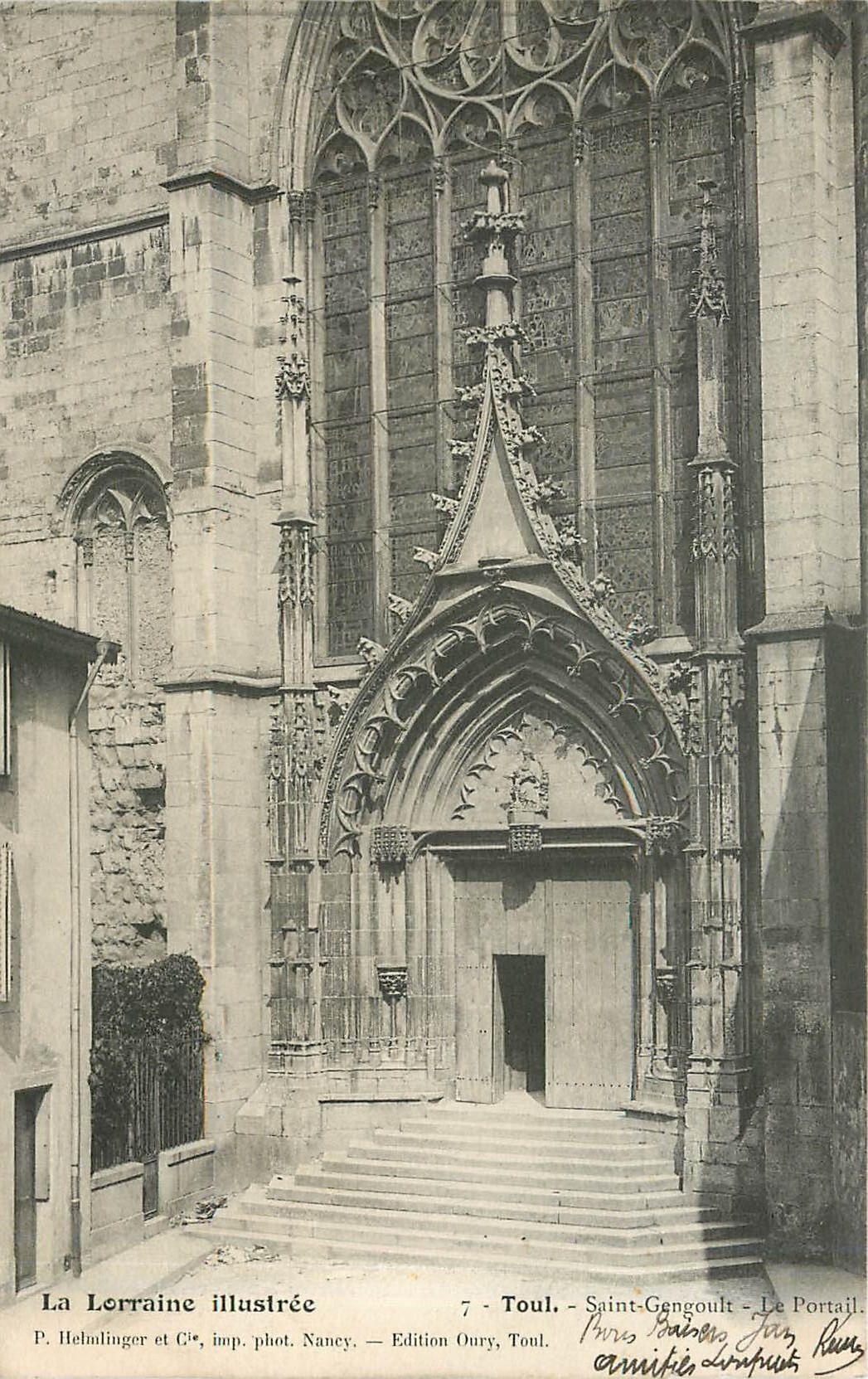 Saint-Gengoult - Le Portail — Édition Oury, Toul
