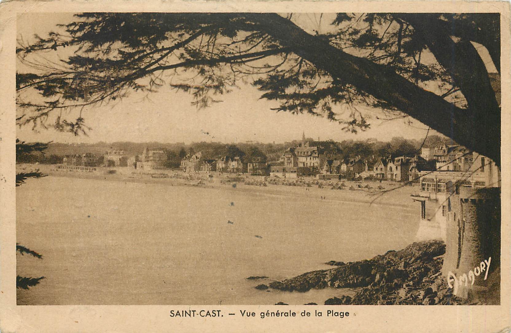 Saint-Cast — Vue générale de la Plage — Amgory