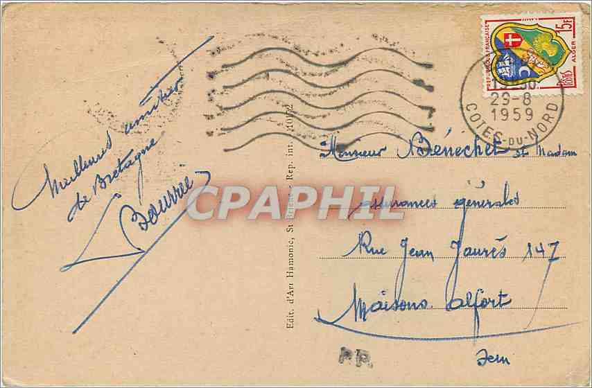Saint-Cast — Vue générale de la Plage — Amgory — Rückseite