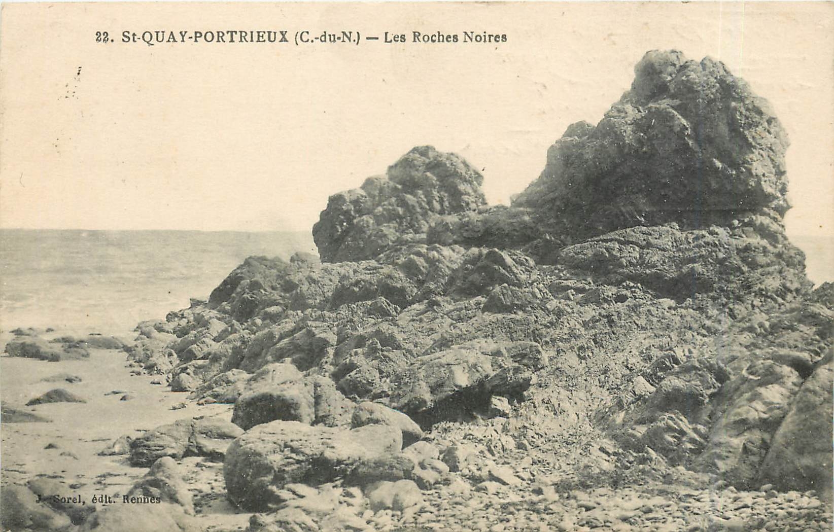 St-Quay-Portrieux (C.-du-N.) — Les Roches Noires — J. Sorel, éditeur Rennes