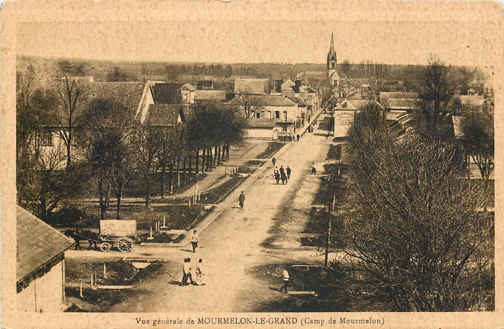 CPA Vue generale de Mourmelon le Grand Camp de Mourmelon Militaria