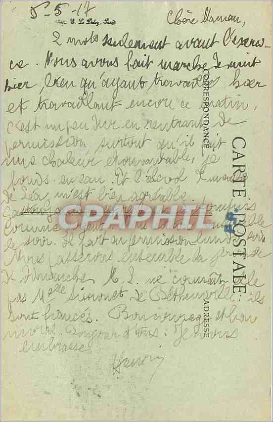 CPA Vitry le Francois Monument Carnot Jardin Public  — Verso