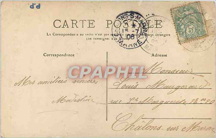 La Neuville-au-Pont - Der Calvarienberg — Verlag C. Martin — Rückseite