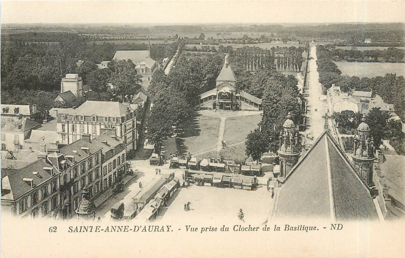 Sainte-Anne-d'Auray - Vue prise du clocher de la basilique