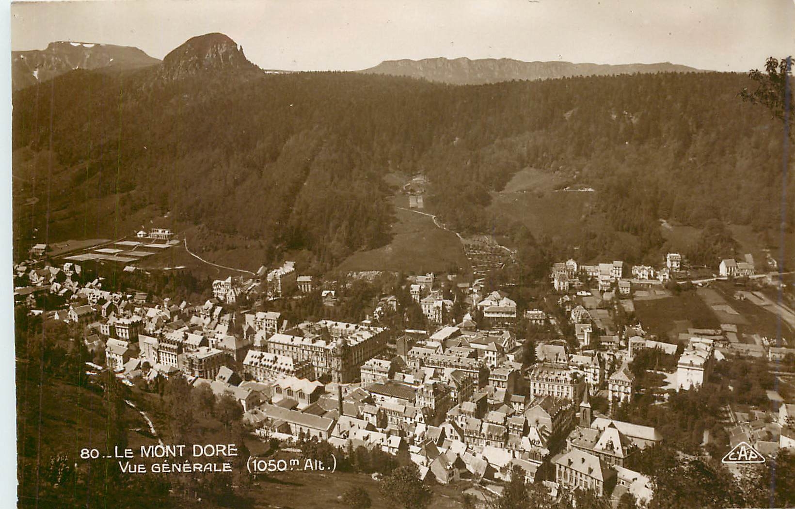 CPA Le Mont Dore Vue Generale 