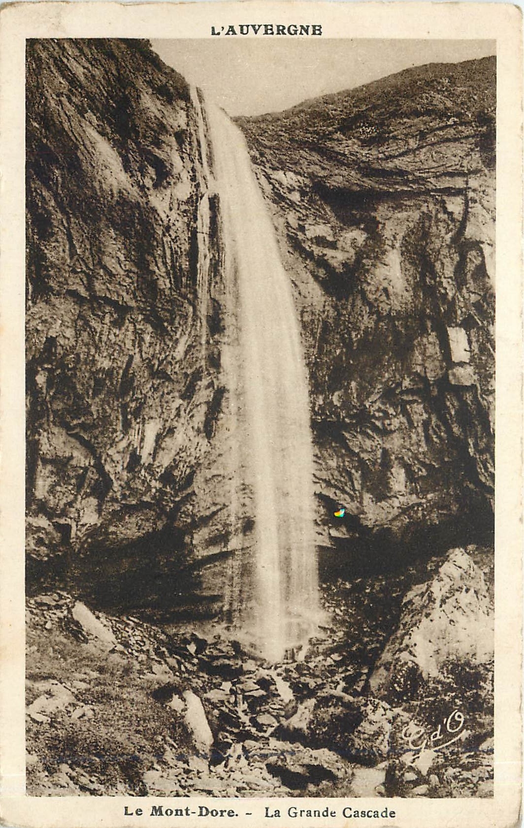 CPA Le Mont Dore La Grande Cascade 