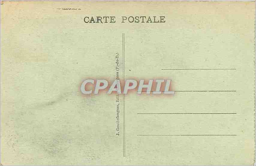 Murols - L'Église — L'Auvergne, éditeur J. Gouttefanges, n°6 — Rückseite