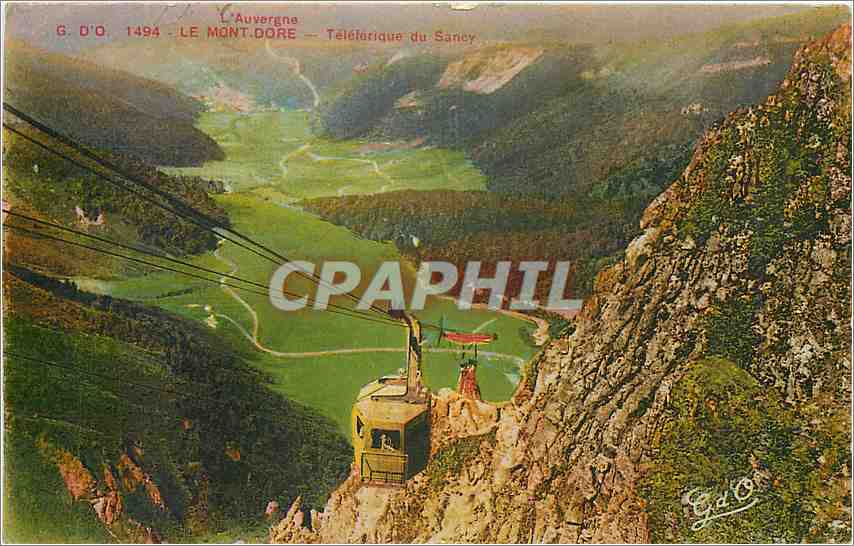 Le Mont-Dore — Téléphérique du Sancy — G. D'O, 1494