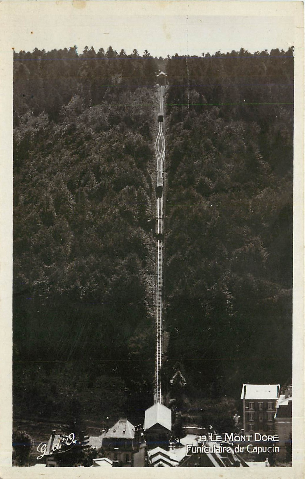 CPA Le Mont Dore Funiculaire du Capucin 