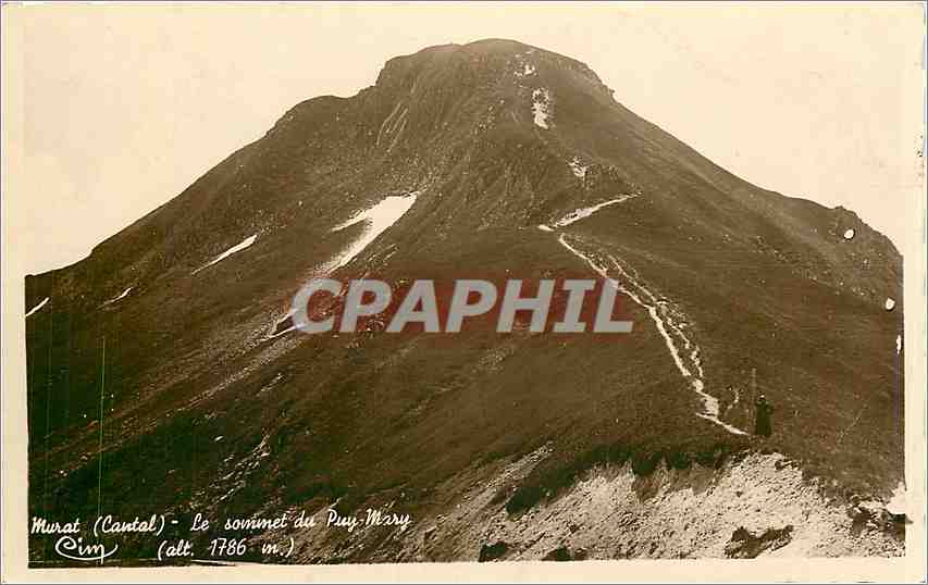 CPA Murat Cantal Le sommet du Puy Mary 