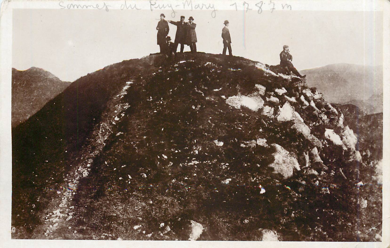 Sommet du Puy-Mary — 1787 m — Éditions M. D. Rillier
