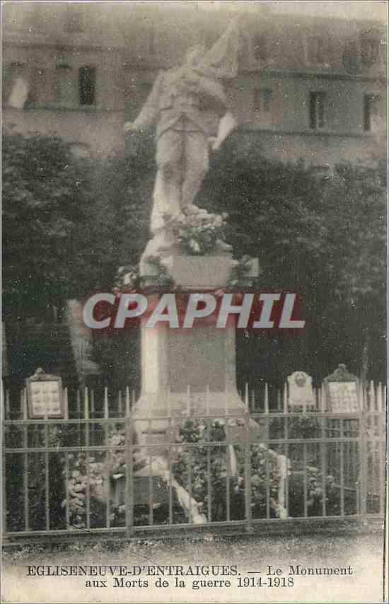 Egliseneuve-d'Entraigues — Le Monument aux Morts de la guerre 1914-1918